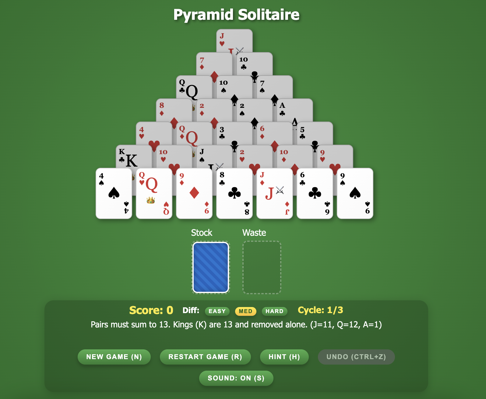 Pyramid Solitaire